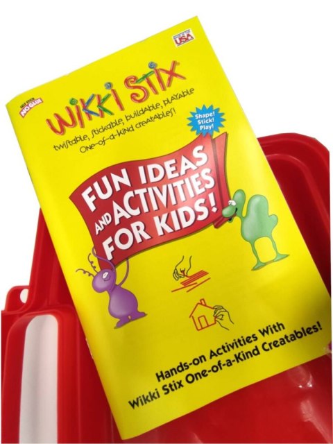 Woskowe sznureczki Wikki Stix - duży zestaw kreatywny - red XL Woskowe sznureczki Wikki Stix - duży zestaw kreatywny - red XL