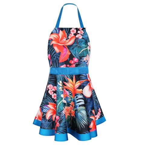 Nitly Paradise Blue - Fartuszek Sukienka - dla Niej Dziewczyny Żony Mamy Nitly Paradise Blue - Fartuszek Sukienka - dla Niej Dziewczyny Żony Mamy