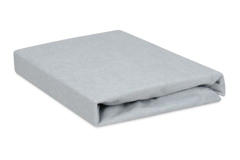 Prześcieradło nieprzemakalne 120x200 42 szare frotte z gumką podkład Prześcieradło nieprzemakalne 120x200 42 szare frotte z gumką podkład