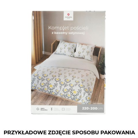 BELLIS Komplet pościeli z bawełny satynowej 160x200cm 100062/SAT/000/160200/1 BELLIS Komplet pościeli z bawełny satynowej 160x200cm 100062/SAT/000/160200/1