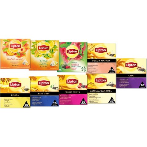 Herbata Lipton Piramid czarna Earl Grey (20), EARL GREY