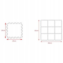 Puzzle piankowe mata eve 10 szt liczby CB-102