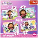 Koci domek Gabi puzzle Gabi Kotki 4w1 4+ Trefl 34620