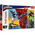 Puzzle Trefl Marvel Spider-Man 100 elementów Do góry nogami 16347