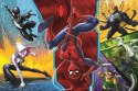 Puzzle Trefl Marvel Spider-Man 100 elementów Do góry nogami 16347