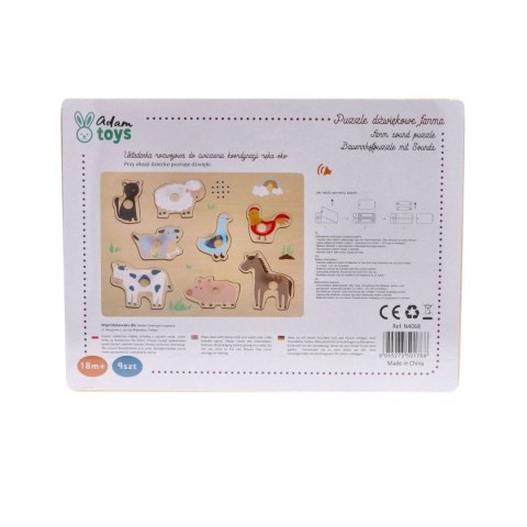 Puzzle dźwiękowe - Farma Puzzle dźwiękowe - Farma