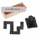 Gra domino rodzinna klasyczna 28 elementów drewniane pudełko 3896-5