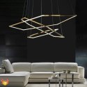 Lampa złota LED XXL Geometric 100cm + 80cm +60cm 10609