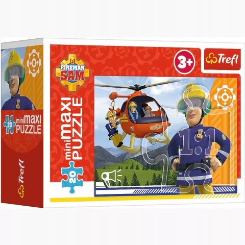 Puzzle 20 miniMAXI Strażak Sam w akcji 20 elementów 3+ Trefl 21112