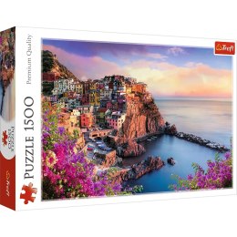 Puzzle Widok na miasteczko Manarola Włochy 1500 elementów Trefl 26137