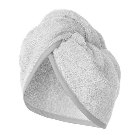 Turban kąpielowy 65x23 szary frotte new ręcznik do włosów na głowę Turban kąpielowy 65x23 szary frotte new ręcznik do włosów na głowę