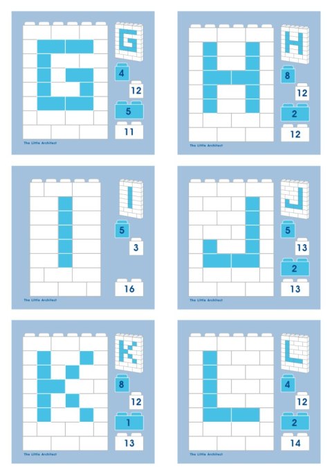 Klocki edukacyjne Little Architect - Litery i Cyfry 630 el. Klocki edukacyjne Little Architect - Litery i Cyfry 630 el.