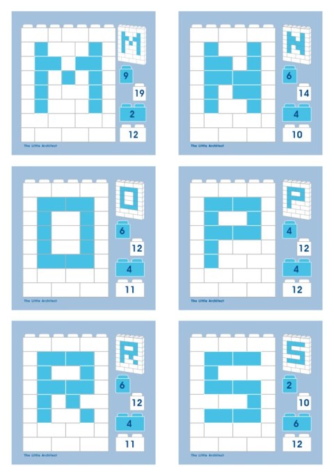 Klocki edukacyjne Little Architect - Litery i Cyfry 630 el. Klocki edukacyjne Little Architect - Litery i Cyfry 630 el.