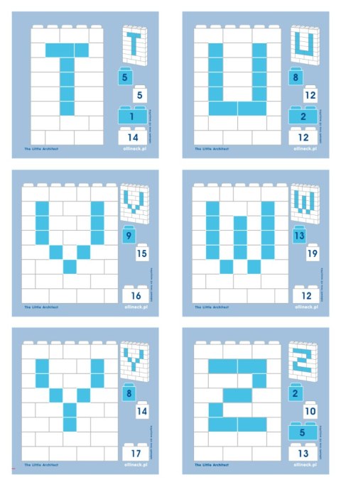 Klocki edukacyjne Little Architect - Litery i Cyfry 630 el. Klocki edukacyjne Little Architect - Litery i Cyfry 630 el.