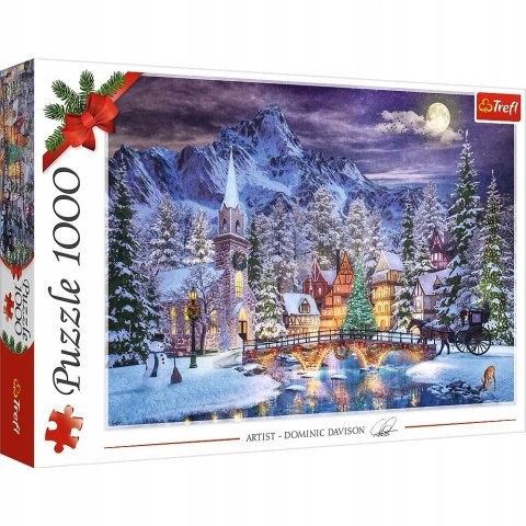 Puzzle krajobraz świąteczna atmosfera 1000 elementów Trefl 10629