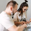 Puzzle świąteczne Białe Święta 1000 elementów Trefl Boże Narodzenie 10602