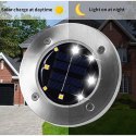 LAMPA SOLARNA 8 LED SMD DO WBICIA W PODŁOŻE KPL.4SZT