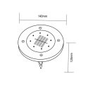 LAMPA SOLARNA 8 LED SMD DO WBICIA W PODŁOŻE KPL.4SZT