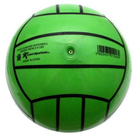 PIŁKA GUMOWA WATER POLO SIATKOWA ENERO ZIELONA PIŁKA GUMOWA WATER POLO SIATKOWA ENERO ZIELONA