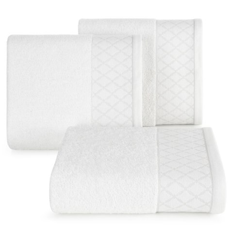 Ręcznik Layla 30x50 biały 500 g/m2 frotte bawełniany Eurofirany Ręcznik Layla 30x50 biały 500 g/m2 frotte bawełniany Eurofirany
