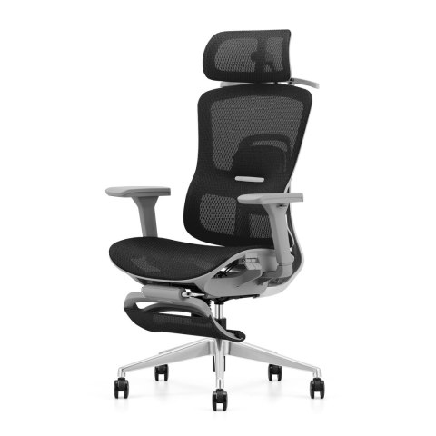 Fotel ergonomiczny ANGEL biurowy obrotowy Homer Czarno-Szary Fotel ergonomiczny ANGEL biurowy obrotowy Homer Czarno-Szary