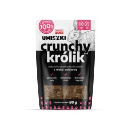 UNISZKI Crunchy królik - Mięta Pokrzywa 80g