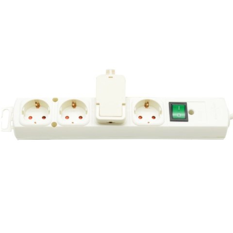 Listwa zasilająca Comfort-Line Plus 4 gniazda 2,m kremowa Brennenstuhl 1153120100 Listwa zasilająca Comfort-Line Plus 4 gniazda 2,m kremowa Brennenstuhl 1153120100