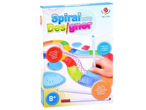 Spirograf zestaw zabawka edukacyjna spirale TA0080 Spirograf zestaw zabawka edukacyjna spirale TA0080