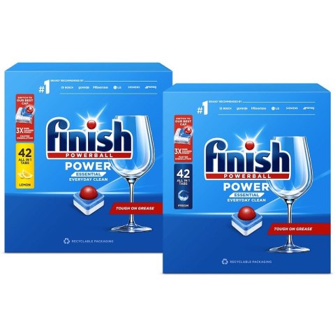 Kapsułki do zmywarki Finish Power Essential Lemon Kapsułki do zmywarki Finish Power Essential Lemon