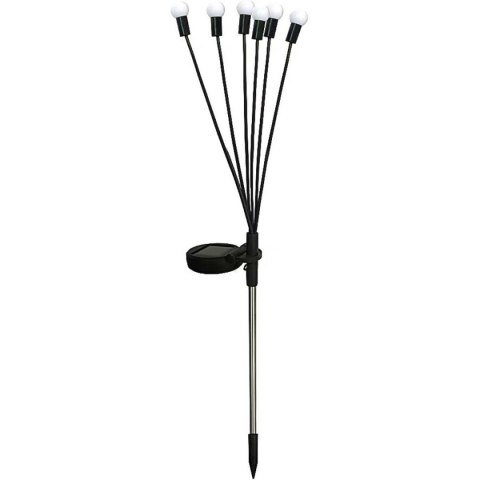 LAMPA SOLARNA TAŃCZĄCE NA WIETRZE KULECZKI BIAŁE 6 LED 72CM LAMPA SOLARNA TAŃCZĄCE NA WIETRZE KULECZKI BIAŁE 6 LED 72CM