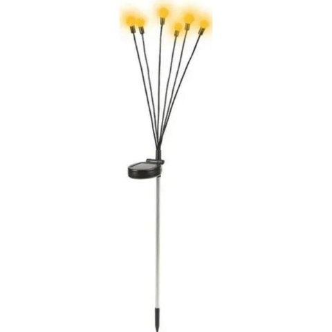 LAMPA SOLARNA TAŃCZĄCE NA WIETRZE KULECZKI BIAŁE 6 LED 72CM LAMPA SOLARNA TAŃCZĄCE NA WIETRZE KULECZKI BIAŁE 6 LED 72CM