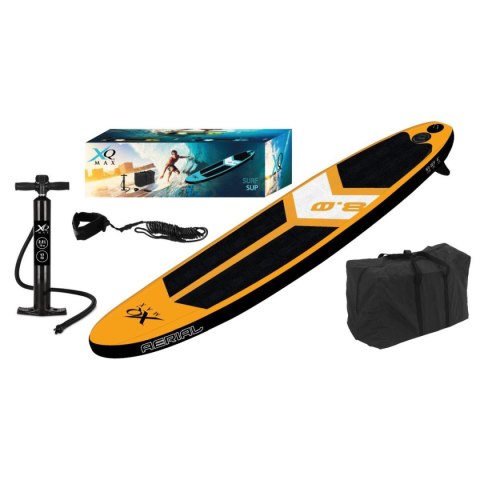 ZESTAW - DESKA SUP 90KG DMUCHANA SURF 245x57x10CM ORANGE ZESTAW - DESKA SUP 90KG DMUCHANA SURF 245x57x10CM ORANGE