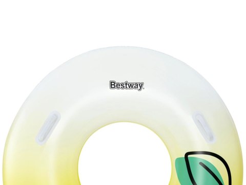 Bestway Dmuchane koło do pływania z uchwytami CYTRYNKA 114 CM 36448 Bestway Dmuchane koło do pływania z uchwytami CYTRYNKA 114 CM 36448