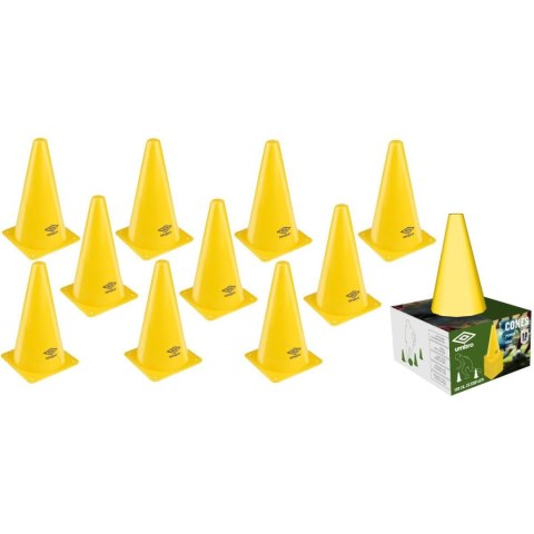 ZESTAW 10 PACHOŁKÓW TRENINGOWYCH 23,5CM UMBRO ZESTAW 10 PACHOŁKÓW TRENINGOWYCH 23,5CM UMBRO