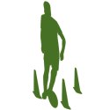 ZESTAW 10 PACHOŁKÓW TRENINGOWYCH 23,5CM UMBRO
