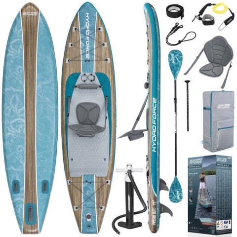 Bestway Zestaw Deska SUP z oparciem Hydro-Force 2w1 335cmx84cmx15cm 6532E Bestway Zestaw Deska SUP z oparciem Hydro-Force 2w1 335cmx84cmx15cm 6532E