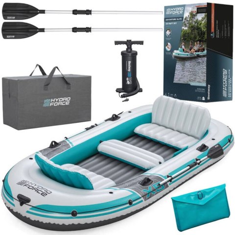 Bestway dmychany Adventure Elite™ X5 ponton 5 osób+wiosła 315x 166cm 65159 Bestway dmychany Adventure Elite™ X5 ponton 5 osób+wiosła 315x 166cm 65159