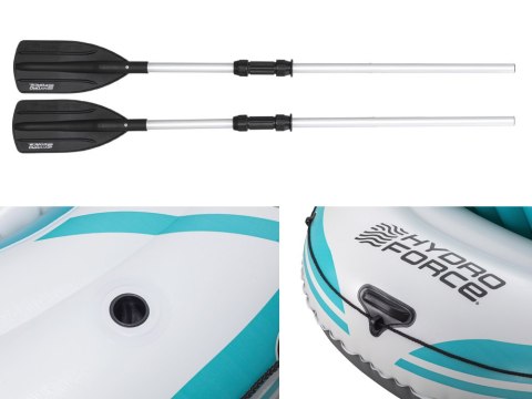 Bestway dmychany Adventure Elite™ X5 ponton 5 osób+wiosła 315x 166cm 65159 Bestway dmychany Adventure Elite™ X5 ponton 5 osób+wiosła 315x 166cm 65159