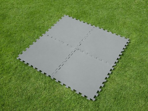 Bestway Piankowa mata pod basen SZARY 50cmx50cm 58639 Bestway Piankowa mata pod basen SZARY 50cmx50cm 58639
