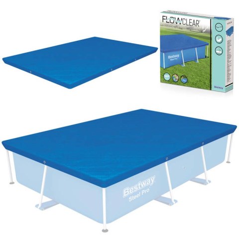 Bestway Pokrywa na basen stelażowy prostokątny 259x170cm 58105 Bestway Pokrywa na basen stelażowy prostokątny 259x170cm 58105
