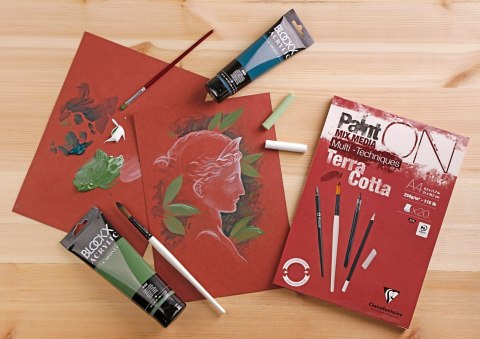 Blok papieru Terakota A6, 250 g, 20 ark Blok papieru Terakota A6, 250 g, 20 ark