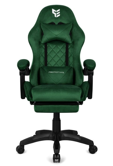 Fotel obrotowy gamingowy HERO POKER PRO DARK GREEN ALCANTARA Fotel obrotowy gamingowy HERO POKER PRO DARK GREEN ALCANTARA