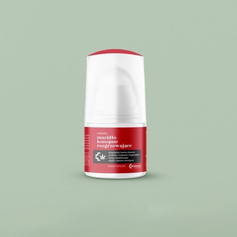 Konopne Mazidło rozgrzewające ROLL-ON 75ml Konopne Mazidło rozgrzewające ROLL-ON 75ml