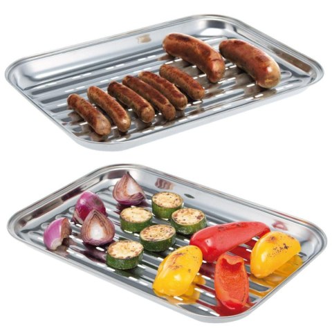 BLASZKA TACKA DO GRILOWANIA 34,5x24CM NON STICK CZARNA BLASZKA TACKA DO GRILOWANIA 34,5x24CM NON STICK CZARNA