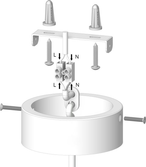 Lampa wisząca ACORN I dąb czarny przewód Lampa wisząca ACORN I dąb czarny przewód