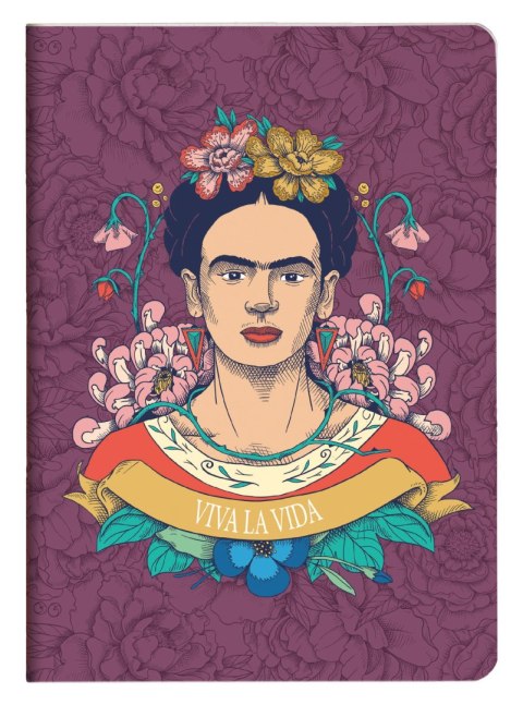 Zeszyt A5 32k Frida Kahlo mix wzorów Zeszyt A5 32k Frida Kahlo mix wzorów