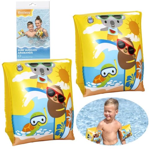 Bestway kolorowe rękawki do pływania 19-30 kg motylki 32042 Bestway kolorowe rękawki do pływania 19-30 kg motylki 32042