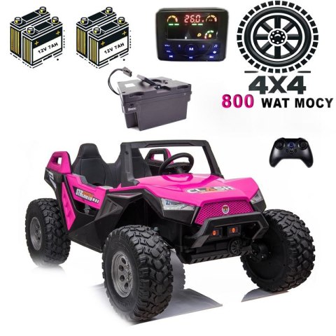 MEGA BUGGY CLASH DLA 2 DZIECI, 4 SILNIK - 800W, 24, MIĘKKIE PRZESUWANE SIEDZENIE, WALIZKA NA AKUMULATOR,/SX-1928 MEGA BUGGY CLASH DLA 2 DZIECI, 4 SILNIK - 800W, 24, MIĘKKIE PRZESUWANE SIEDZENIE, WALIZKA NA AKUMULATOR,/SX-1928