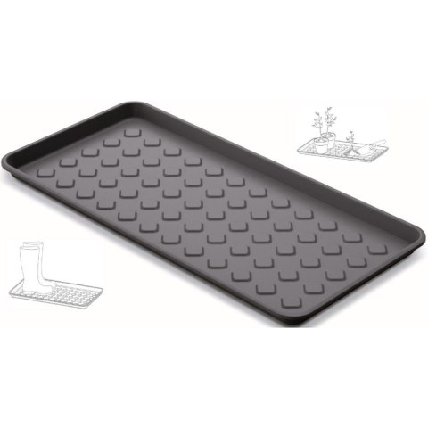 OCIEKACZ PODSTAWKA POD BUTY DRY PAD CZARNY PROSPERPLAST OCIEKACZ PODSTAWKA POD BUTY DRY PAD CZARNY PROSPERPLAST