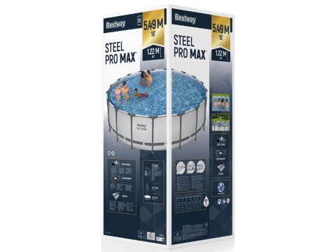 Bestway Basen STELAŻOWY 549x122cm 11w1 56462 Bestway Basen STELAŻOWY 549x122cm 11w1 56462